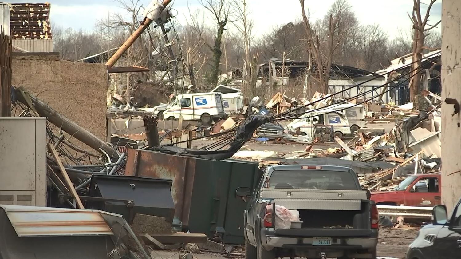 Tornado struck Mayfield courthouse, jail, post office, churches, businesses and the Hall Hotel